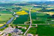 drnarbilder, drnarfoto, flygbild, flygbilder, flygfoto, flygfoton, Leksberg, Mariestad, sommar, stder, Vstergtland
