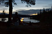 eld, fjllsj, fjllvandring, Jmtland, kvll, lgerled, Lvsjn, matlagning, skog, skogssj, sommar, steka, stmning, stmningsbild, stmningsbilder, rstid, rstider, ventyr