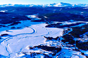 flygbilder, flygfoton, Helags, H�rjedalen, landskap, Ljungan, Ljungdalen, Storsj�, vinter