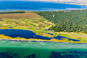 drnarbilder, drnarfoto, Falsterbo, flygbild, flygbilder, flygfoto, flygfoton, golfbana, landskap, Ljungskogens, naturreservat, samhllen, Skne, sommar, Stenudden, strandbad