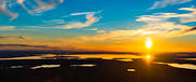 canvastavla, drnarbilder, drnarfoto, flygbild, flygbilder, flygfoto, flygfoton, fototavla, Jmtland, landskap, midnattsol, solnedgng, sommar, sommarnatt, Storsjbygden, Storsjn, tavla