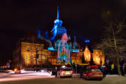 Jmtland, kvll, Ljusspel, Rdhuset, stersund