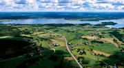 drnarbilder, drnarfoto, flygbild, flygbilder, flygfoto, flygfoton, Jmtland, landskap, landsvg, Locknebygden, odlingsmark, panorama, panoramabilder, planbild, planbilder, sommar, kermark