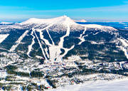 anlggningar, drnarbild, drnarbilder, drnarfoto, flygbild, flygbilder, flygfoto, flygfoton, Hovrken, Hrjedalen, Lofsdalen, samhllen, skidanlggning, skidbackar, skidort, vinter