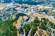 backhoppning, Dalarna, drnarbilder, drnarfoto, Falun, flygbild, flygbilder, flygfoto, flygfoton, hoppbacke, Jrlinden, Lugnet, skidbacke, Skidstadion, stder, vr
