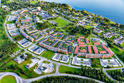 bostadsomrde, drnarbilder, drnarfoto, flygbild, flygbilder, flygfoto, flygfoton, Jmtland, Lugnvik, sommar, stder, stersund