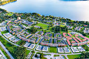 bostadsomrde, drnarbilder, drnarfoto, flygbild, flygbilder, flygfoto, flygfoton, Jmtland, Lugnvik, sommar, stder, stersund
