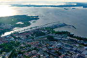 drnarbilder, drnarfoto, flygbild, flygbilder, flygfoto, flygfoton, Mariestad, sommar, stder, Vnern, Vstergtland
