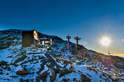 anlggningar, byggnationer, fjll, hst, Jmtland, landskap, lift, natur, nysn, snflckar, soluppgng, stollift, Tusenmetersliften, utsikt, reskutan