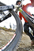 cykel, cykla, cykling, cyklist, dra, hjul, jobbigt, mountainbike, sommar, tungt, �ventyr