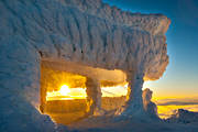is, Jmtland, kabinbana, kallt, nedisad, nedisning, sol, solnedgng, vinter, re, reskutan, ventyr