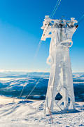 anlggningar, fjll, is, Jmtland, liftstolpe, nedisning, sn, stolpe, utfrskning, vinter, re Kabinbana, ventyr