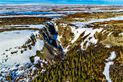 Dalarna, drnarbilder, drnarfoto, fjll, flygbild, flygbilder, flygfoto, flygfoton, Fulufjllet, Fulufjllets, landskap, nationalpark, Njupeskr, Njupn, vattenfall, vr