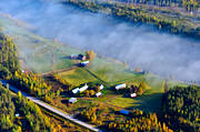 drnarbilder, drnarfoto, flygbild, flygbilder, flygfoto, flygfoton, hst, Norrbotten, stugor