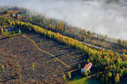 drnarbilder, drnarfoto, flygbild, flygbilder, flygfoto, flygfoton, hst, Norrbotten, stugor