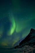himmel, natur, norrsken, Stora Sjfallet, Suorva, Suorvajaure, Vakkotakvaratjah