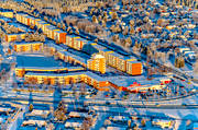 drnarbilder, drnarfoto, flygbild, flygbilder, flygfoto, flygfoton, ICA Kvantum, Jmtland, landskap, Odensala, stder, vinter, stersund