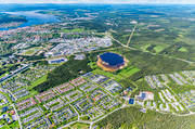 drnarbilder, drnarfoto, flygbild, flygbilder, flygfoto, flygfoton, Jmtland, Lillsjn, Odensala, stder, stersund