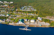anlggningar, drnarbilder, drnarfoto, flygbild, flygbilder, flygfoto, flygfoton, Jrved, Kemikaliehamnen, Oljehamnen, stder, ngermanland, rnskldsvik