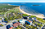 anlggningar, badplats, byggnader, drnarbilder, drnarfoto, flygbild, flygbilder, flygfoto, flygfoton, havsbad, hotell, hst, konferenshotell, kurort, landskap, Norrbotten, Pite havsbad, Pite, Pite havsbad, playa, samhllen, sandstrand
