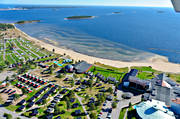 anlggningar, badplats, byggnader, drnarbilder, drnarfoto, flygbild, flygbilder, flygfoto, flygfoton, havsbad, hotell, hst, konferenshotell, kurort, landskap, Norrbotten, Pite havsbad, Pite, Pite havsbad, samhllen, sandstrand