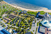 anlggningar, badplats, byggnader, drnarbilder, drnarfoto, flygbild, flygbilder, flygfoto, flygfoton, havsbad, hotell, hst, konferenshotell, kurort, landskap, Norrbotten, Pite havsbad, Pite, Pite havsbad, playa, samhllen, sandstrand