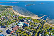 anlggningar, badplats, byggnader, drnarbilder, drnarfoto, flygbild, flygbilder, flygfoto, flygfoton, havsbad, hotell, hst, konferenshotell, kurort, landskap, Norrbotten, Pite havsbad, Pite, Pite havsbad, samhllen, sandstrand