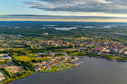 campingplats, drnarbilder, drnarfoto, flygbild, flygbilder, flygfoto, flygfoton, gsthamn, landskap, Norrbotten, Pite, samhllen, sommar, Srfjrden