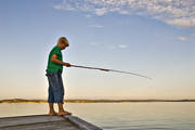 brygga, ensam, fisk, fiska, fiskare, hav, kust, meta, metspö, pojke, solnedgång