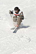 fart, hopp, puckelpist, puckelkare, skidor, skidkare, skidkning, snsprut, sport, tvling, utfrskning, vinter, Yugo Tsukita, re