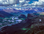drnarbilder, drnarfoto, fjll, flygbild, flygbilder, flygfoto, flygfoton, landskap, lappland, nationalpark, nationalparker, Rapadalen, sarek, Skierfe, sommar