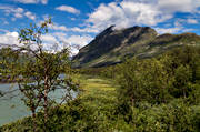 hgfjll, hgfjllen, landskap, Laponia, lappland, natur, Rapadalen, Rapavuobme, Rapalven, Rapatno, sarek, Sarek nationalpark, Sarekfjll, Skoarkki, Skrki, sommar