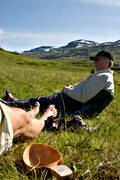 fjllvandrare, fjllvandring, nationalpark, Padjelanta, rast, sommar, vila, ventyr