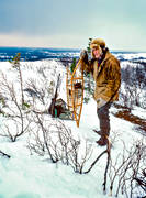 bergstrand, fngst, jakt, riphag, ripjakt, snskor, trappern, trappern bergstrand, trugor, vinter