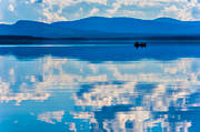 bt, landskap, lappland, roddbt, Saggat, sommar