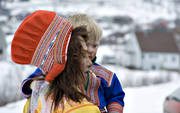 barn, familj, Finnmark, högtid, Kautokeino, kolt, kultur, Norge, same, samekultur, samer, Sapmi