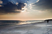 Bredsand, Gotland, Gotska Sandn, hav, havet, havsstrand, himmel, landskap, nationalpark, nationalparker, natur, sandstrand, soluppgng, sommar, stmning, stmningsbild, rstid, rstider
