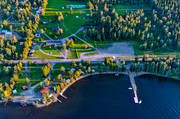 camping, campingplats, drnarbilder, drnarfoto, festplats, flygbild, flygbilder, flygfoto, flygfoton, Jmtland, Sandviken, sommar, stder, stersund