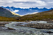 Ahkajhk, Alkavagge, Buchttoppen, fjll, fjllen, fjlltopp, fjlltoppar, hgfjll, landskap, Laponia, lappland, Matutjkk, Mihkajiegna, Mikkajekna, sarek, Sarek nationalpark, Sarekfjll, Sarektjkk, sommar, Stortoppen, Svarta spetsen, Sydtoppen