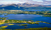 drnarbilder, drnarfoto, fjllbilder, fjllen, flygbild, flygbilder, flygfoto, flygfoton, Kultsjn, landskap, lappland, Marsfjllen, Marsliden, Marssjn, Saxns, Solvik, sommar