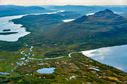 drnarbild, drnarbilder, drnarfoto, flygbild, flygbilder, flygfoto, flygfoton, Harrejavri, Kaitumjaure, landskap, lappland, naturreservat, Sirccamvarri, Sjaunja, sommar