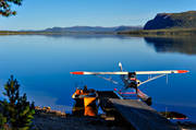 fjllby, flyg, hst, kommunikationer, lappland, luftfart, Saggat, sjflyg, sjflygplan, Super Cub, rrenjarka