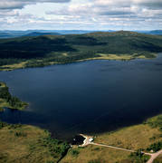 drnarbilder, drnarfoto, fiske, fiskecamp, flygbild, flygbilder, flygfoto, flygfoton, landskap, lappland, mast, radiomast, sj, sommar, Stentrsket