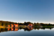 Bohusln, byggnader, hav, himmel, hus, kust, landskap, natur, sj, skrgrd, sommar, rstider