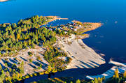 drnarbilder, drnarfoto, flygbild, flygbilder, flygfoto, flygfoton, Klppsand, Klppsldan, landskap, Norrmjle, sandstrand, Skatan, Skatastranden, Skataviken, sommar, stuga, stugor, Vsterbotten, bergshllan