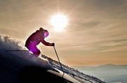 fritid, lssn, nysn, offpist, skidkare, solnedgng, sport, utfrskning, vinter, ventyr