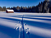 djupsn, friluftlsliv, Jmtland, lada, landskap, skidspr, skidkning, sn, spr, turkning, vinter, rstid, rstider, ventyr