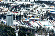 Arctura, drnarbilder, drnarfoto, flygbild, flygbilder, flygfoto, flygfoton, Jmtland, skidskytte, Skidstadion, stder, tvlingsarena, vinter, VM 2008, stersund