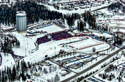 Arctura, drnarbilder, drnarfoto, flygbild, flygbilder, flygfoto, flygfoton, Jmtland, skidskytte, Skidstadion, stder, tvlingsarena, vinter, VM 2008, stersund