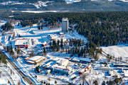 Arctura, drnarbilder, drnarfoto, flygbild, flygbilder, flygfoto, flygfoton, Jmtland, Skidstadion, stder, termos, vinter, stersund